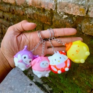 GANTUNGAN Sanrio SQUISHY Keychain/Doll Hanger/SANRIO CUTE Hanger/CUTE Doll Keychain