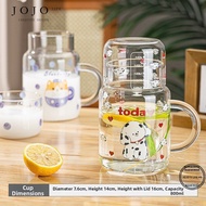 Cute Cartoon High-temperature Resistant Glass Water Jug