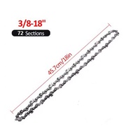 ANBIHE Steel Chainsaw Chain Replacement Parts 12/14/16/18/20 Inch Electric Power Saw Chain Professio