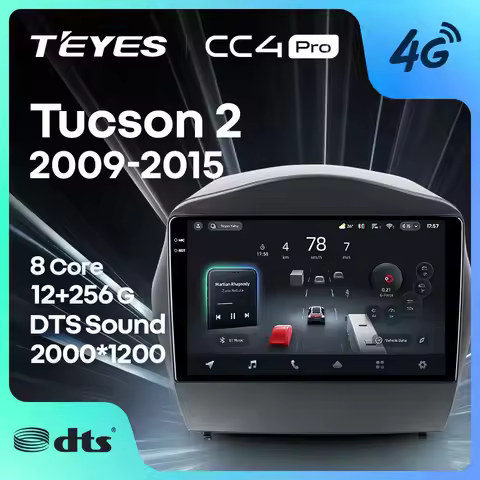 TEYES CC4 PRO For Hyundai Tucson 2 LM IX35 2009 - 2015 CarPlay Android Auto 2DIN Autoradio Car play 