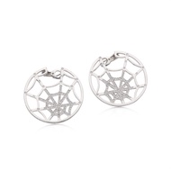 Chaumet White Gold and Diamond Spiderweb Earrings