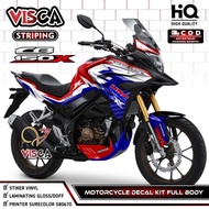 CB 150 X Full Body Sticker - CB150X Decal - Cool CBX Striping Variations - CB 150X Fullbody Decal HR