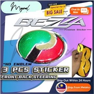 ALL BEZZA LOGO STICKER PERODUA REFLECTIVE WITHOUT EMBLEM (3M STICKER)