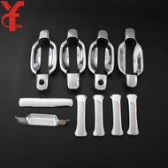 Chrome ABS Car Door Handle Covers Handle Bowl Inserts Frame For Isuzu Dmax d-max 2007 2008 2009 2010