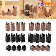 [Perfk1] Pack of Chair Leg Risers, Table Leg Extenders, Supports 600 Lbs, Bed Risers, Diameter 0.391