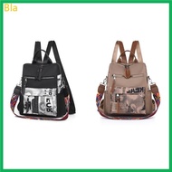 Bla Women Backpack Purse Fashion Shoulder Backpack Oxford Travel Backpack Portable Anti-theft Shoulder Bag