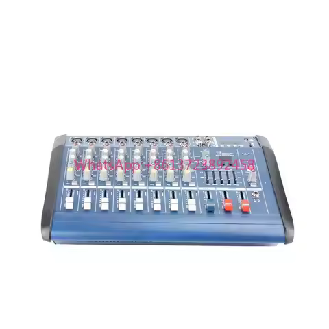 Gooermi PMX-802D 8 Channel Mixer USB Interface Controller Effect Sound MIxer DJ Console Power Mixer 
