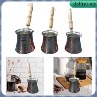 [DolitybdMY] Turkish Coffee Pot Kitchen with Long Handle Cafe Bar Greek Pot
