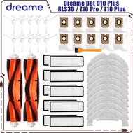 Dreame Bot D10 Plus / RLS3D / Z10 Pro / L10 Plus Roller Side Brush Filter Mop Dust Bag Robot Vacuums