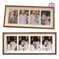 [GEX] 8x20 Wood Picture Frame - 8x20 Photo Frame With Mat Display 4Pcs 4x6 Photos, 4x6 Picture Frame