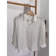 KEMEJA Preloved - plain shirt Esdi.id