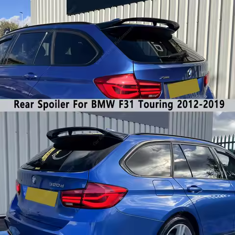 Gloss Black MP Style Rear Roof Spoiler For BMW F31 320i 320d 328i 330i 330d 340i Touring 2012-2019 R
