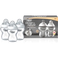 422530/38 Tommee Tippee Closer To Nature Bottle 260ml/9oz - Triple Pack