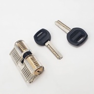 Fashion Brand Supreme Transparent Lock Head Acrylic Accessories Key Backpack Pendant Dormitory Cabin