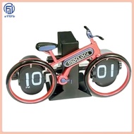 MIDCLOCK Automatic Flip Clock Bicycle Flip Clock Home Clock Desktop Fashion Pendulum Watch