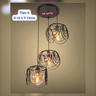 Minimalist hanging lamp with 3/s, living room hanging lamp,/ foyer lamp, stair lamp