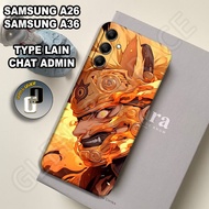 G46 - Softcase SAMSUNG A26 Latest SAMSUNG A36/ - Flexible rubber material - ANIME Motif - flexible s