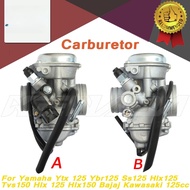 Carburetor Carb For Ytx 125 Ybr125 Ss125 Hlx125 Tvs150 Hlx 125 Hlx150 125cc