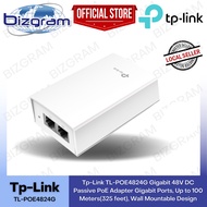 Tp-Link TL-POE4824G Gigabit 48V DC Passive PoE Adapter Gigabit Ports, Up to 100 Meters(325 feet), Wa