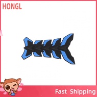 Honglai8 Universal Motorcycle 3D Rubber Gas Oil Fuel Tank Pad Protector Decal Sticker
