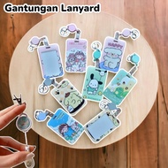 GANTUNGAN Lanyard Card Hanger id Card Holder Office Access Card busway Flazz Emoney MRT Card Holder Strap