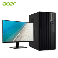 宏碁 acer Veriton VM4690G 商用桌上型電腦/i5-12400/16G*1/B660/1TB HDD+512G SSD/500W/Win11 pro/333/含鍵鼠 贈【22型】Acer V227Q