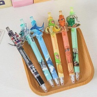 6pcs Italian Brainrot Ai Animals Tungtungtungsahur 0.5mm Black Gel Pen Neutral Pen Student Stationer