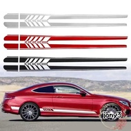 JONY Car Side Body Decals, Waterproof Self-adhesive Car Stickers, Removable PVC Car Accessories for 