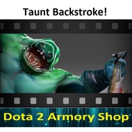 Dota2 Tidehunter(TH)🔥Taunt🔥Taunt Backstroke