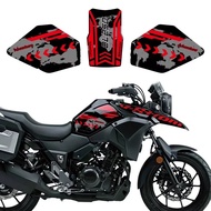 FOR Vstrom 250 V-strom V strom DL250 Vstrom250 Motorcycle Tank Pad Protector Leather Frosting Sticke
