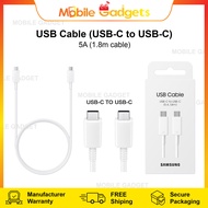 Samsung USB Type C to Type C 5A Cable (1m / 1.8m) | Original Malaysia New Set