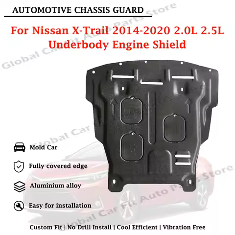 High Quality Engine Guard Lower Engine Cover For Nissan X-Trail 2014-2020 2.0L 2.5L Full Coverage Bo
