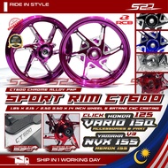 Sport Rim RCB CT600 6 Batang 3 Lubang Aerox NVX V1 V2 V3 2.50 / 3.50 x 14 4 Hole VARIO125 150 CLICK 