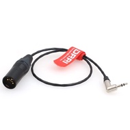 DRRI Tentacle SYNC 3.5mm TRS Jack to XLR 3pin Male Time Code Cable for Canon C100, Sony EX1 / FS100 