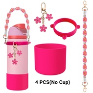 Silicone Boot Set for Owala Water Bottle 24 oz 32 oz 40 oz - Includes Anti-Slip Sleeve & Water Bottl