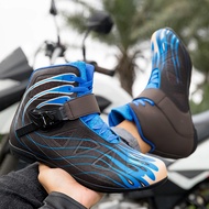 2025 New Motorcycle Boots Men Motobiker Shoes Motocross Boots Anti Fall Riding Boots for Road Racing