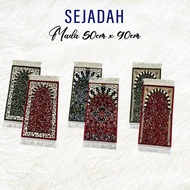 SEJADAH EKSKLUSIF RAUDHAH MADA KECIL 4MM TEBAL DAN GEBU SAIZ 50*90CM