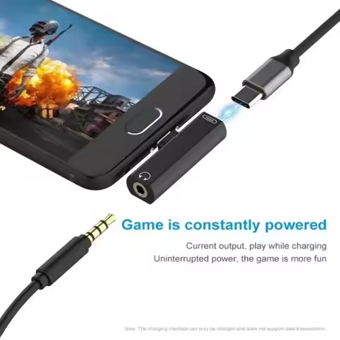 Type C To 3.5mm Jack Converter Earphone Audio Adapter USB Type Cable C To C Type Headphone Converter