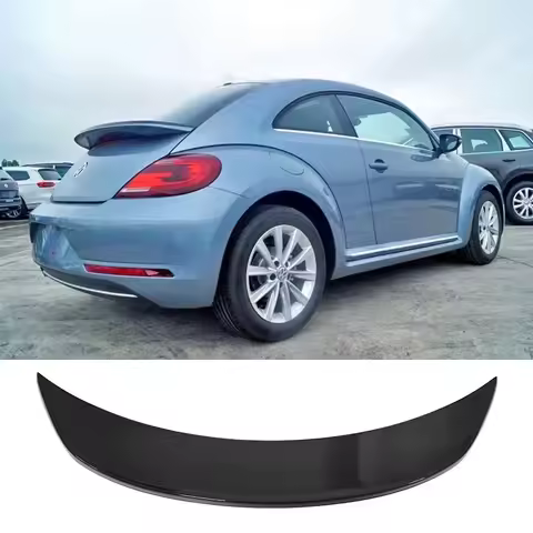 Spoiler for VW Beetle 2013 to 2018 Car Rear Wing Accessories White Glossy Black Tail Fin