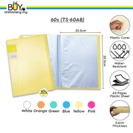 Tian Shun A4 Transparent Plastic Clear Holder -(1/Pcs) File Folder Fail Folder Certificate Sijil Doc
