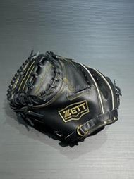 棒球世界ZETT A級硬式牛皮 棒球捕手手套特價不到 65折 本壘版標 左撇子 反手用