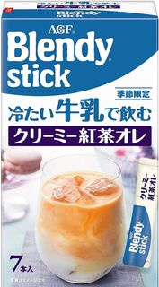 (訂購) 日本製造 AGF Blendy 凍牛奶  即沖 Creamy 紅茶棒 6 條 (6 盒裝)