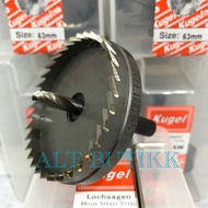 MATA KUGEL HOLE SAW HSS IRON 63 mm - ORIGINAL HSS IRON DRILL BIT 