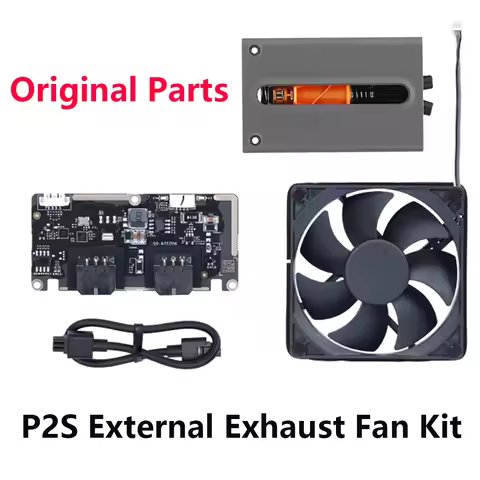 Original For Bambu Lab P2S External Exhaust Fan Kit For Bamboo P2S 3D Printer Official Accessory