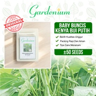 GARDENIUM Benih Baby Buncis Kenya Buncis Biji Putih Perdu Non Rambat Tanaman Sayur
