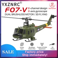 New YUXIANG RC Helicopter F07-V 2Battery 6-axis Gyro 3D Flying Dual Brushless Motor Airplanes