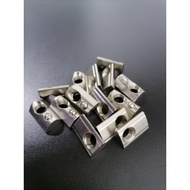 Half round nut with ball bearing for T slot Aluminium Profile