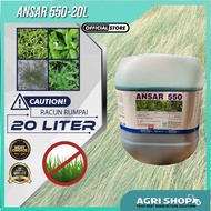 Agrishop 20 Liter ANSAR 550 MSMA 35.5% Herbicide Weed Grass Killer Racun Rumpai Rumput Ubat Rumput