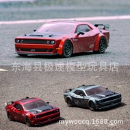 HNR H9802 1/10 Dodge SRT Simulation Remote Control Flat Running Drift Car Four-wheel Drive Brushless