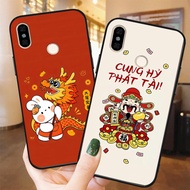 Xiaomi redmi note 5 / note 5 pro Glass Phone Case With Happy New Year CNY 2024